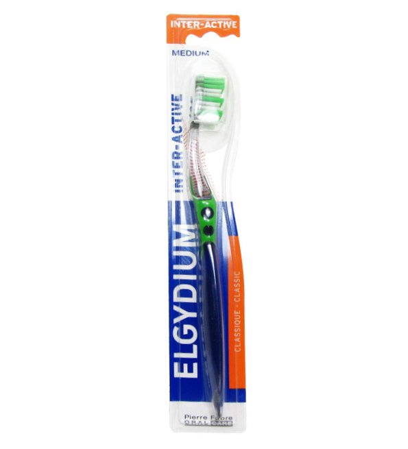 Elgydium Interactive Brosse a Dents Medium - Maroc - prix klanca.ma