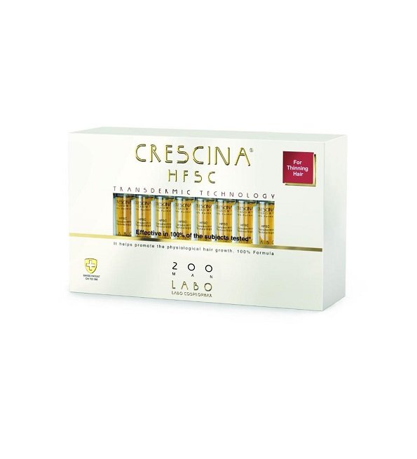 Crescina HFSC Transdermic 200 Man 20x3.5ml - Maroc - prix klanca.ma