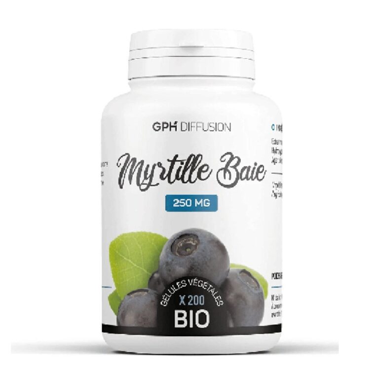 GPH Myrtille Baie 200 Gélules - Maroc - prix klanca.ma