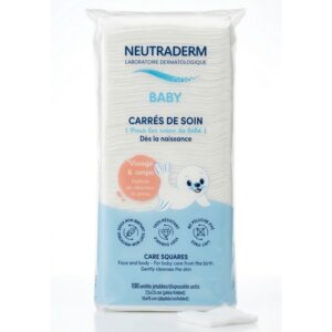 Neutraderm Carrés de Soin Visage & Corps – 100 Piéces