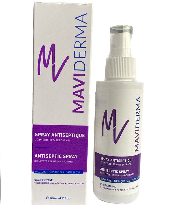 Maviderma Spray Antiseptique 125ml - Maroc - prix klanca.ma