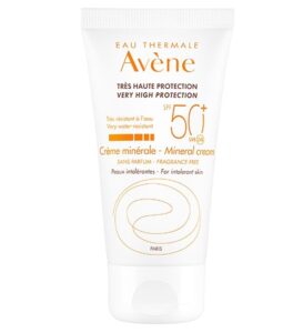 Eau Thermale Avène Ecran Solaire Crème Minéral Spf 50+ – 50ml