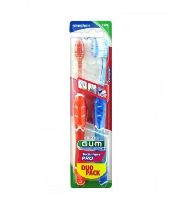 Gum Brosse a Dent Technique Pro Duo Souple 1525 - Maroc - prix klanca.ma