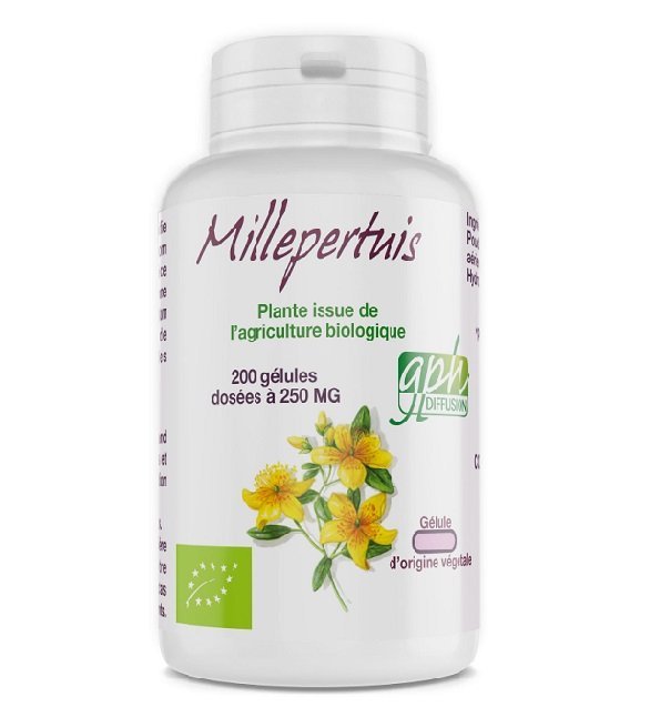 GPH Millepertuis 200 gelules 250mg - Maroc - prix klanca.ma