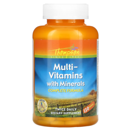 Multivitamines aux minéraux 120 comprimés