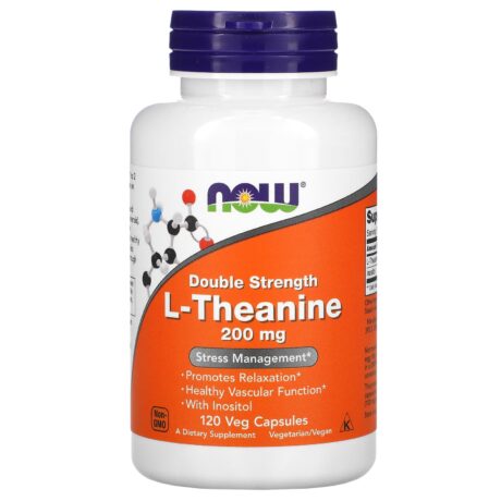 L-théanine Double efficacité 200 mg 120 capsules végétariennes