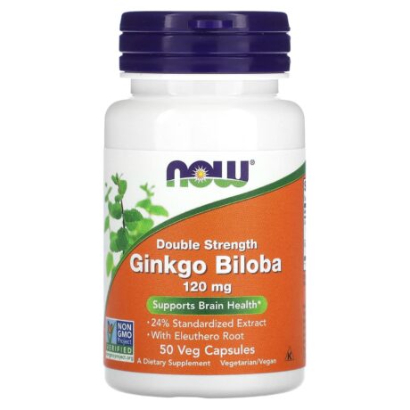 Ginkgo biloba Double efficacité 120 mg 50 capsules végétales