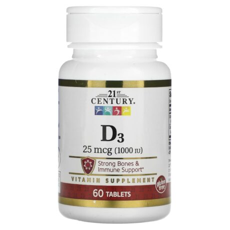 Vitamine D3 25 µg (1000 UI) 60 comprimés