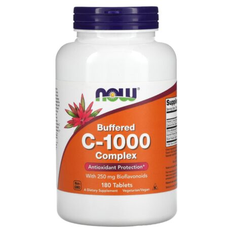 Complexe à la vitamine C 1000 tamponnée 180 comprimés