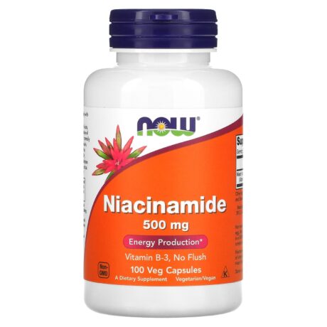 Niacinamide 500 mg 100 capsules végétariennes
