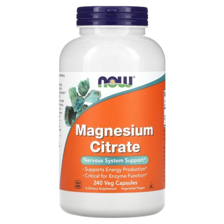Citrate de magnesium 240 capsules végétariennes