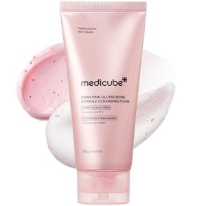 Medicube – PDRN Pink Glutathione Capsule Cleansing Foam -120g