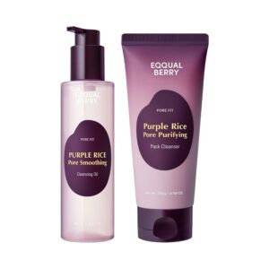 EQQUALBERRY – Double Cleansing Duo – Huile et gel nettoyant – Exclusive Kit