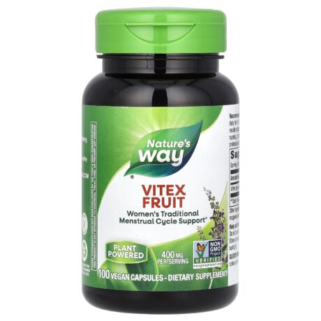 Vitex Fruit, Fruit de gattilier 400 mg 100 capsules vegan
