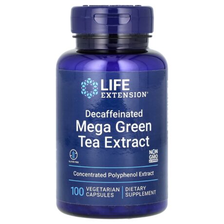 Extrait de super thé vert Décaféiné 100 capsules végétariennes
