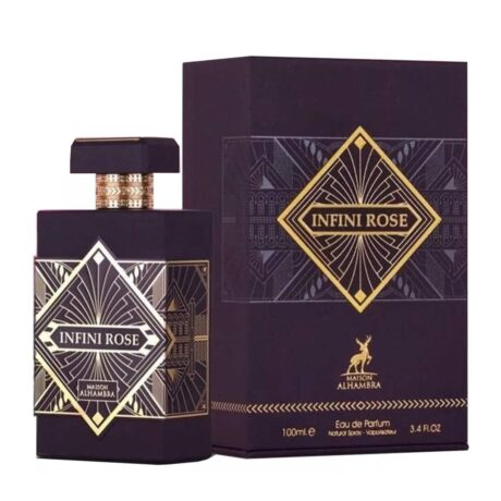 INFINI ROSE DE MAISON ALHAMBRA Eau De Parfum Pour Femmes et Hommes - 100ml