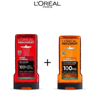L&rsquo;Oreal Paris Gel Douche Expert Hydra Energetic+Gel Douche Stop Stress Pack
