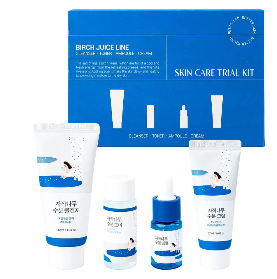 Round Lab Birch Juice Trial Kit 4 produits